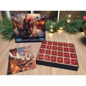 The Jigsaw Puzzle Advent Calendar 1008 Piece Jigsaw Puzzle New Santa Claus Sleig